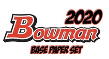 2020 Topps Bowman BASE PAPER Set Cards *PICK A PLAYER* MLB #1-100