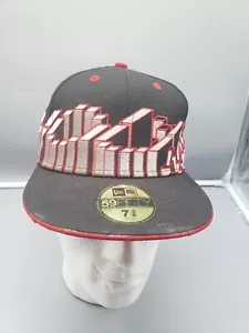 Gorra de béisbol estilo vintage New Era ajustada Chicago City arte vectorial hombres 7 3/8 - Imagen 1 de 14