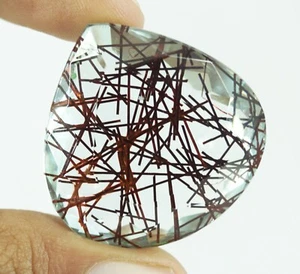 Pietra preziosa sciolta quarzo rutilato marrone rutilato certificato EGL 110 carati naturale - Foto 1 di 3