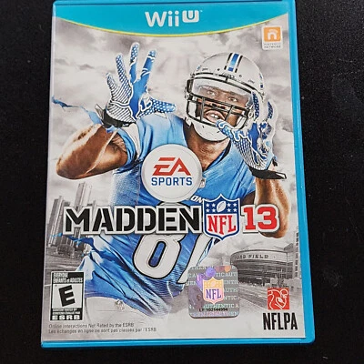 Madden NFL 13 Wii U CIB, Complete with Manual, NTSC Version - Image 1 of 4