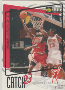 1997 Michael Jordan Chicago Bulls slam Dunk Upper Deck catch 23 Card#194 Bid now
