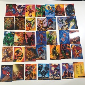 MARVEL COMICS SPIDER-MAN 1997 FLEER SKYBOX TRADING CARD Lot X 35