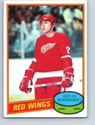 VINTAGE HOCKEY CARD OPC 1980 DETROIT RED WINGS VACLAV NEDOMANSKY  NO231 - Image 1 of 2