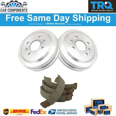 TRQ New Rear Brake Shoe & Drum Kit Fits For 2005-2019 Chevy Aveo Spark - Image 1 of 4