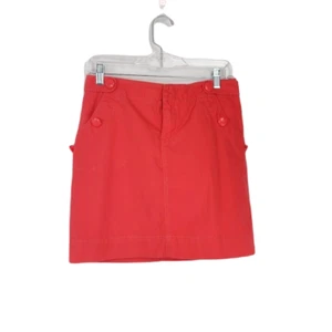 Minifalda Bolsillos Lily Pulitzer Rosa Liso 100 % Algodón W29 Talla 0 - Imagen 1 de 6