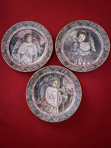 Garden of Innocence 3 plates "Charity"Hope"Faith" Bradford Ex. Limited Edition - Picture 1 of 8