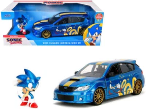1:24 Sonic The Hedgehog w/2012 Subaru Impreza WRX STI -- JADA - Picture 1 of 5