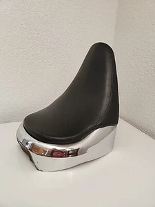 Harley Davidson RDW-92/61-0067 Fat Boy Seat Black/Chrome Made In USA - Picture 1 of 15