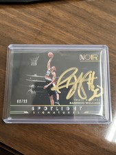 2022-23 Panini Noir Rasheed Wallace Spotlight Signatures 62/99 Blazers SSH-RWL