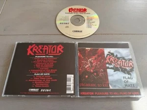 KREATOR - PLEASURE TO KILL / FLAG OF HATE ORG 1.PRESS CD COMBAT 1988 (SIGNED) - Bild 1 von 6