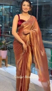 Customized Saree Blouse For Women, Designer Saree Blouse, Women Gift,Mother Gift - Picture 1 of 9