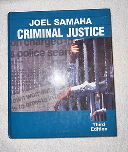 CRIMINAL JUSTICE By Joel Samaha *Excellent Condition* - Picture 1 of 9