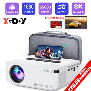 XGODY 4K Projecteur Intelligent 25000 Lumens Projecteur LED WiFi Bluetooth Android Home Cinéma - Photo 1/15