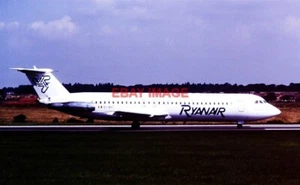 PHOTO EI-BVI BAC 1-11-500 RYANAIR TAXING FOR DEPARTURE LUTON AIRPORT 03-08-1988 - Picture 1 of 1