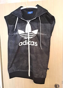 Damen Weste Shirtweste Longweste mit Kapuze Gr.M S | adidas - Bild 1 von 8