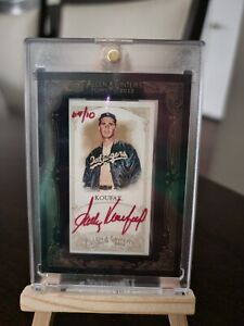 2012 Topps Allen And Ginter Red Ink Auto Sandy Koufax