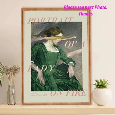 Portrait of a Lady on Fire Movie Poster French Film Art Print Wall Decor Noframe - Image 1 of 4