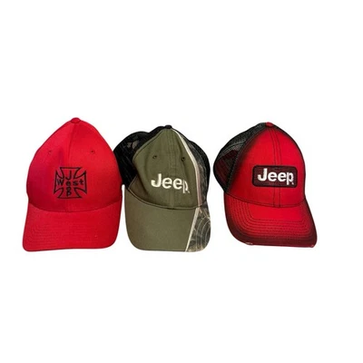 Lote de 3 sombreros Jeep gorras de béisbol sombreros de camionero Foto 1 de 4