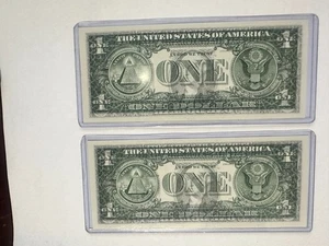 2006  $1 ERROR  -  Face to Back FULL Offset Printing AUCTION IS FOR 1 BILL! - Picture 1 of 3