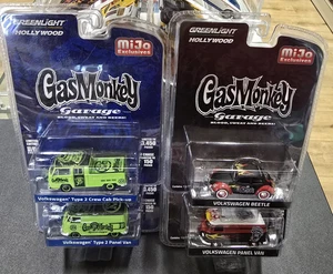 Greenlight Mijo Exclusives Gas Monkey Garage Volkswagen Lot "MOC" - Picture 1 of 4