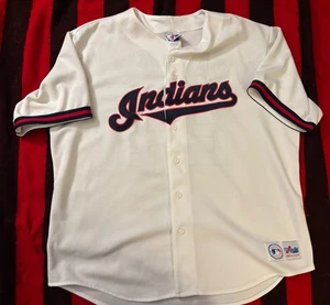 VTG Cleveland Indians Jersey #24 Made In The USA Classic Retro Rare Baseball XXL - Picture 1 of 5