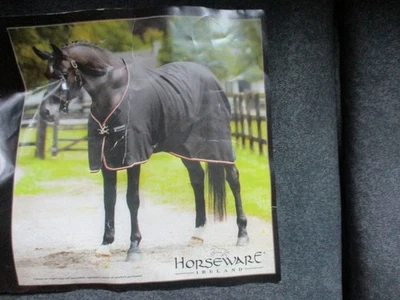 RAMBO*GRAND PRIX * HELIX HORSE SHEET*BLACK TAN ORGAE  SIZE 60" - Image 1 of 4