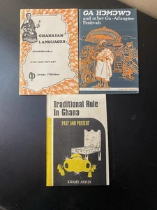 Three Ghana Books -Rare And Out Of Print Softcover 1982, 1983, 1985. - Imagen 1 de 5