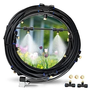  Misting Cooling System, 59FT(18m)+Extra 13FT(4m) Misting Line, Misters System  - Picture 1 of 7