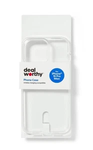 Deal Worthy Clear Case For The IPhone 15 Pro Max With Wireless Charging - Picture 1 of 3