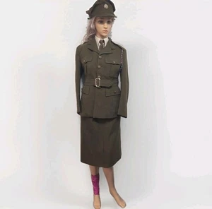 WW2 Auxiliary Transport Service ATS No2 Dress Uniform Jacket Skirt & Cap - Picture 1 of 24