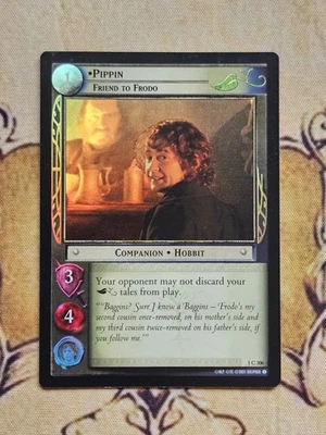 LOTR TCG *Foil* Fellowship Pippin, Friend To Frodo 1C306 - Image 1 of 2