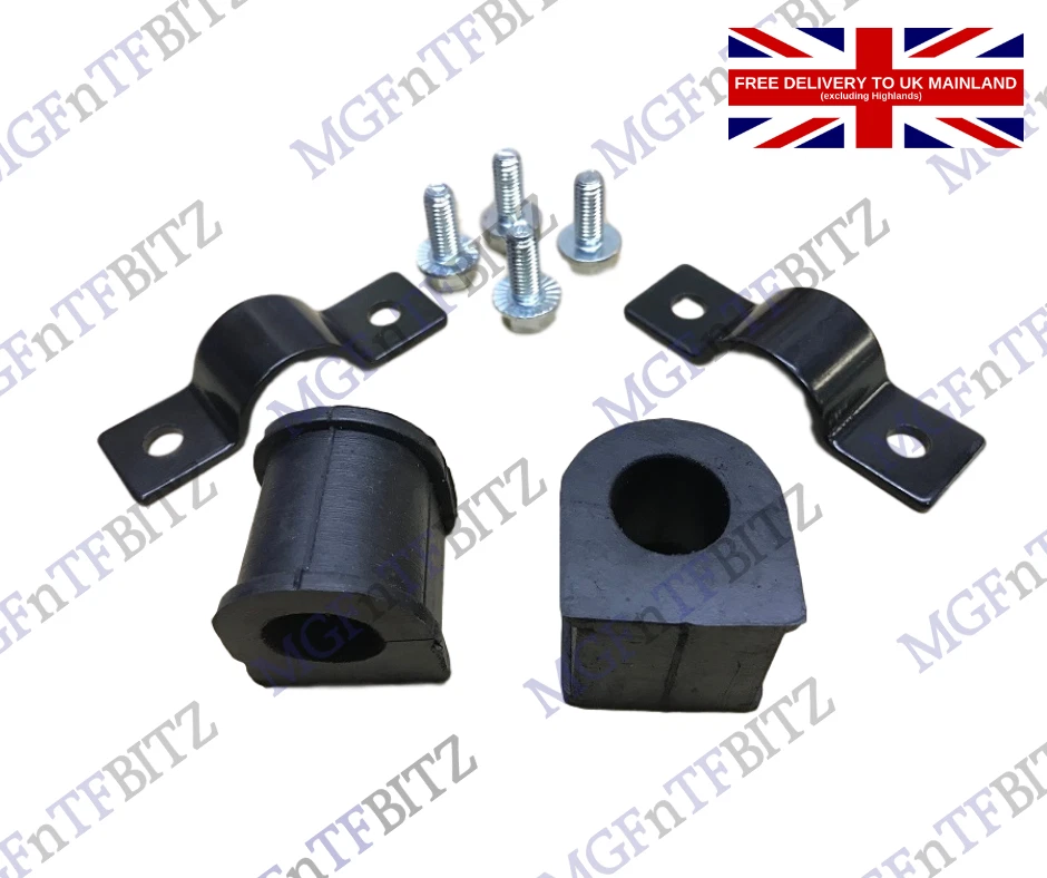 MGF MG TF LE500 FRONT ANTI ROLL BAR BUSHES RGX000920 / SADDLES RBU100101 & BOLTS - Image 1 of 1
