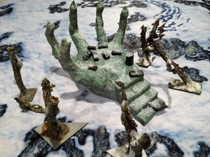 28mm Large Creepy Stone Hand Wargaming Frostgrave LOTR RPG Pathfinder Mordheim - Picture 1 of 12
