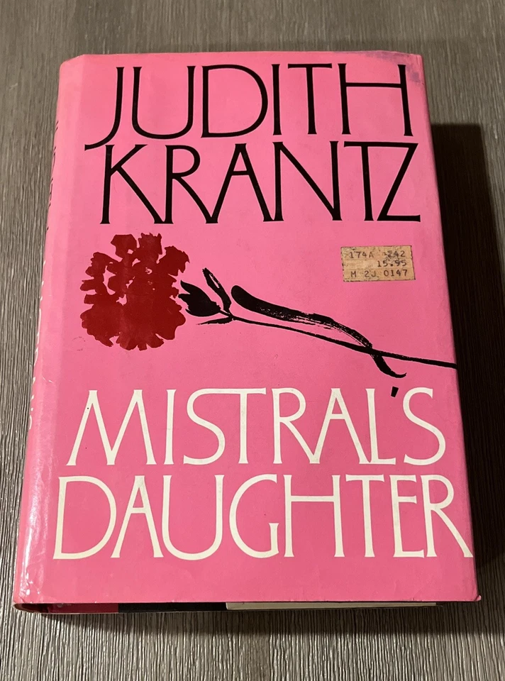 Judith Krantz: Mistrals Daughter  "Signed"  1st Edition; 1st Printing; HC/DJ Foto 1 de 4