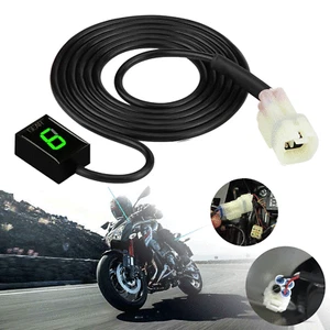 Green LED EFI Motorcycle Gear Indicator For Honda CBR600F F3 F4 CBR929R 600RR - Picture 1 of 10