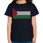 PALESTINE SCRIBBLE FLAG KIDS T-SHIRT TEE TOP GIFT FILAST?N PALESTINIAN