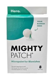Hero Mighty Patch, Mikropunkt Hydrokolloid Akne Pickel Pflaster - 8 Stück, 5/2026 - Bild 1 von 6