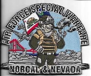 USAF PATCH SPECIAL WARFARE NORCAL & NEVADA AIR FORCE SQUADRON PATCH - Picture 1 of 1