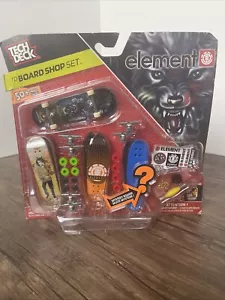Spin master Tech Deck Element Board Shop Set NIP Evan, Garcia And Mystery Board - Picture 1 of 16