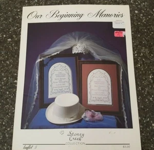 Our Beginning Memories Wedding Stoney Creek Cross Stitch Pattern Leaflet 5 - Picture 1 of 1