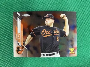 2020 Topps Chrome #121 John Means Baltimore Orioles - Picture 1 of 1