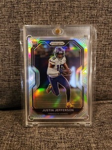 2020 Panini Prizm Silver Prizm #398 Justin Jefferson 💥ROOKIE💥Minnesota Vikings
