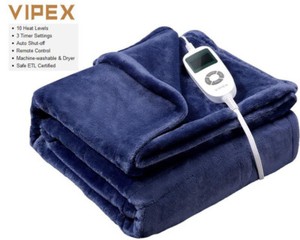 Electric Heated Blanket Large Size Machine Washable 50"x60" Soft and Comfortable