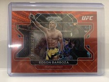 2022 Panini Prizm UFC Edson Barboza Ruby Wave #31