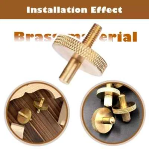 2pcs Adjustable Brass Screws for Double Bass Bridge Replacement part - Picture 1 of 4