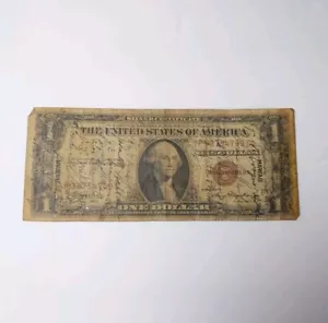1935 A $1 HAWAII SILVER CERTIFICATE WWII "SHORT SNORTER" - Picture 1 of 7