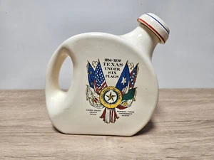 Vintage Krug 1836-1936 Texas unter sechs Flaggen Universal Keramik 1933 - Bild 1 von 7