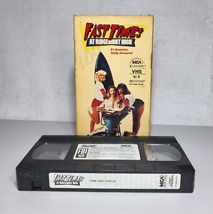 Fast Times At Ridgemont High Vtg  Cult VHS 1982  MCA Videocassette NO BARCODE