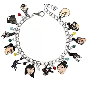 Disney Mulan Colored Charm Bracelet - Picture 1 of 1