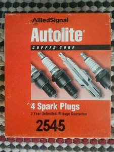 NOS. Autolite 2545 Pack of 4 Spark Plugs - Picture 1 of 6